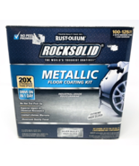 Rustoleum Rocksolid Metallic Floor Coating Kit Silver Bullet Garage Conc... - $210.28 CAD