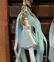 Disney Parks Princess Cinderella, Jaq &amp; Gus Ribbon Bag Tag Keychain - $22.99