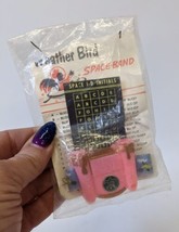 Vintage 1960&#39;s WEATHER BIRD Shoes Premium Mail-Order Giveaway Pink &#39;Space Band&#39; - £20.10 GBP