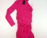 N:Philanthropy Pink Electra Dress Mini One Sleeve Womens Medium Barbiecore  - $44.54