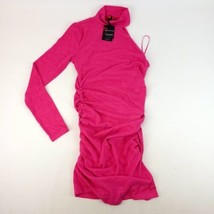 N:Philanthropy Pink Electra Dress Mini One Sleeve Womens Medium Barbiecore  - $44.54