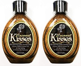 Lot of (2) Ed Hardy COCONUT KISSES Golden Tanning Lotion, 13.5 oz - £35.55 GBP