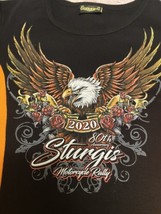 Women’s Sturgis  2020 80th Anniversary Graphic  Large Long Sleeve Shirt - £29.46 GBP