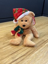 Ty Beanie Babies 2003 Holiday Teddy Bear Plush 10th Anniversary Christma... - $14.85