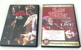2 John Denver Concert DVD&#39;s: Wildlife Concert &amp; Greatest Hits Live Perfo... - $19.75