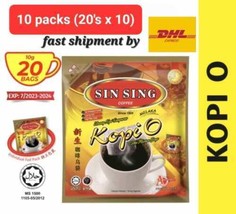 Sin Sing Kopi O Bag 10 pack(20&#39;sx10g) (Individual Pack) since 1959 Malacca - DHL - £123.97 GBP