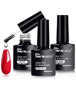 Gel Nail Polish Kit No Wipe Soak off Base Coat and Matte Led Cured - $187.14 MXN