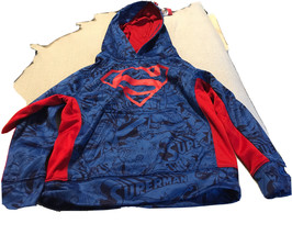 Boys Superman hoodie size xs(4/5) EUC Superhero Size Xs 4/5 Pull Over Super Man - £7.90 GBP