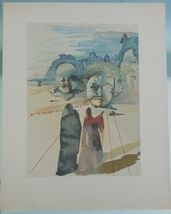 Salvador Dalí - Divine Comedy Purgatory Canto 20 1960 Dali Engraving/woo... - $113.85