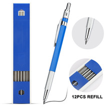 2.0Mm Mechanical Drafting Clutch Pencil +12Pcs Refill Lead For Sketching Drawing - £14.06 GBP