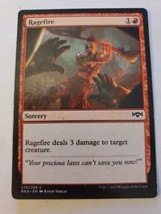 MTG Magic The Gathering Card Ragefire Sorcery Red Ravnica Allegiance 2019 - £5.93 GBP