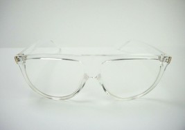 Exaggerated Geometric oversized white glasses UV400 costume sunglasses - £15.60 GBP