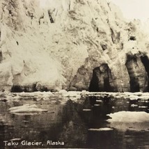 Taku Glacier Alaska RPPC Vintage Postcard Winter Pond - £7.95 GBP