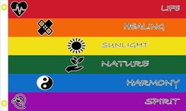 Rainbow Meaning Flag - 3x5 Ft - £15.72 GBP