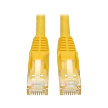 Tripp Lite Cat6 Gigabit Snagless Molded Patch Cable (RJ45 M/M) - Yellow, 15-ft.( - £19.17 GBP