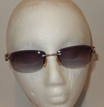 Steve Madden S478 SLV Rimless Red Shield Shades Sunglasses - $34.73 CAD