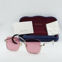 GUCCI GG1279S 003 Gold/Red 54-21-140 Sunglasses New Authentic - £238.50 GBP