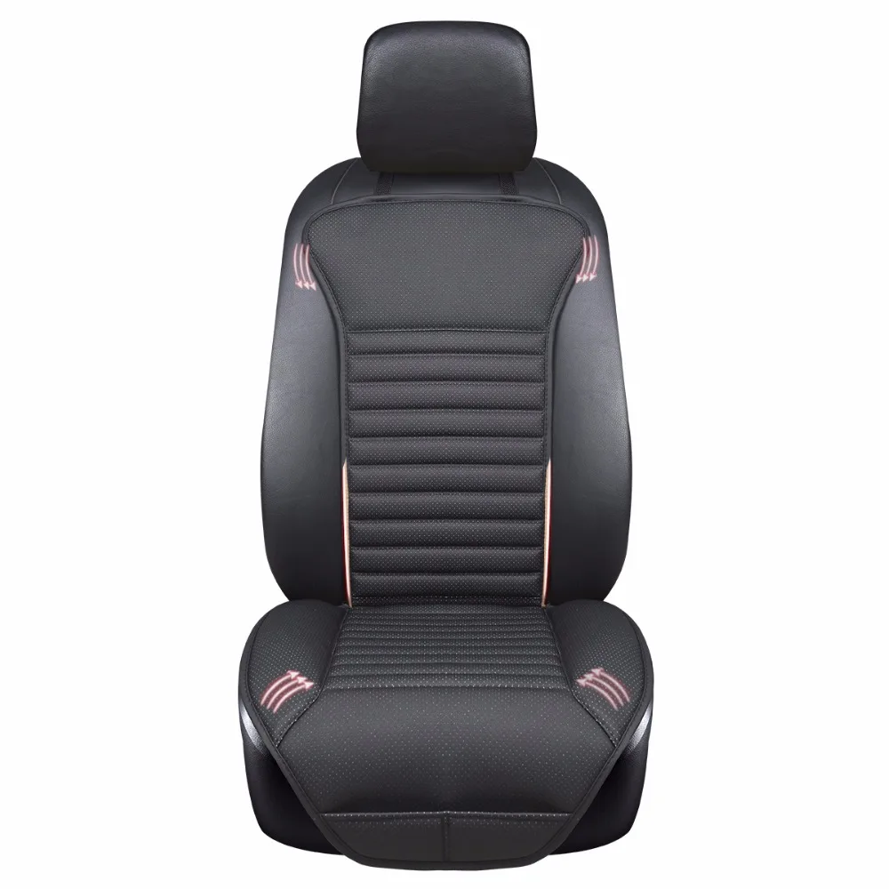 Pu Leather Not Moves Car Seat Pad, Auto Non Slide Cushion, Universal Accessories - £29.64 GBP+