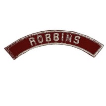 Vtg Robbins 1955 1972 Red White RWS Community Strip Error Patch BSA Boy ... - $28.50