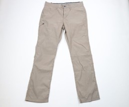 Orvis Mens Size 34x32 Stretch Outdoor Hiking Climbing Bootcut Pants Beige - £38.89 GBP
