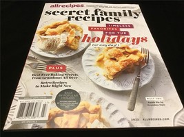 AllRecipes Magazine Secret Family Recipes : Holiday Timeless Favorites 2022 - £8.62 GBP