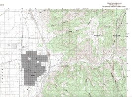 Nephi Quadrangle Utah 1983 USGS Topo Map 7.5 Minute Topographic - $23.99