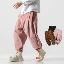 Corduroy Harem Pants Vintage Streetstyle - $750.65 MXN