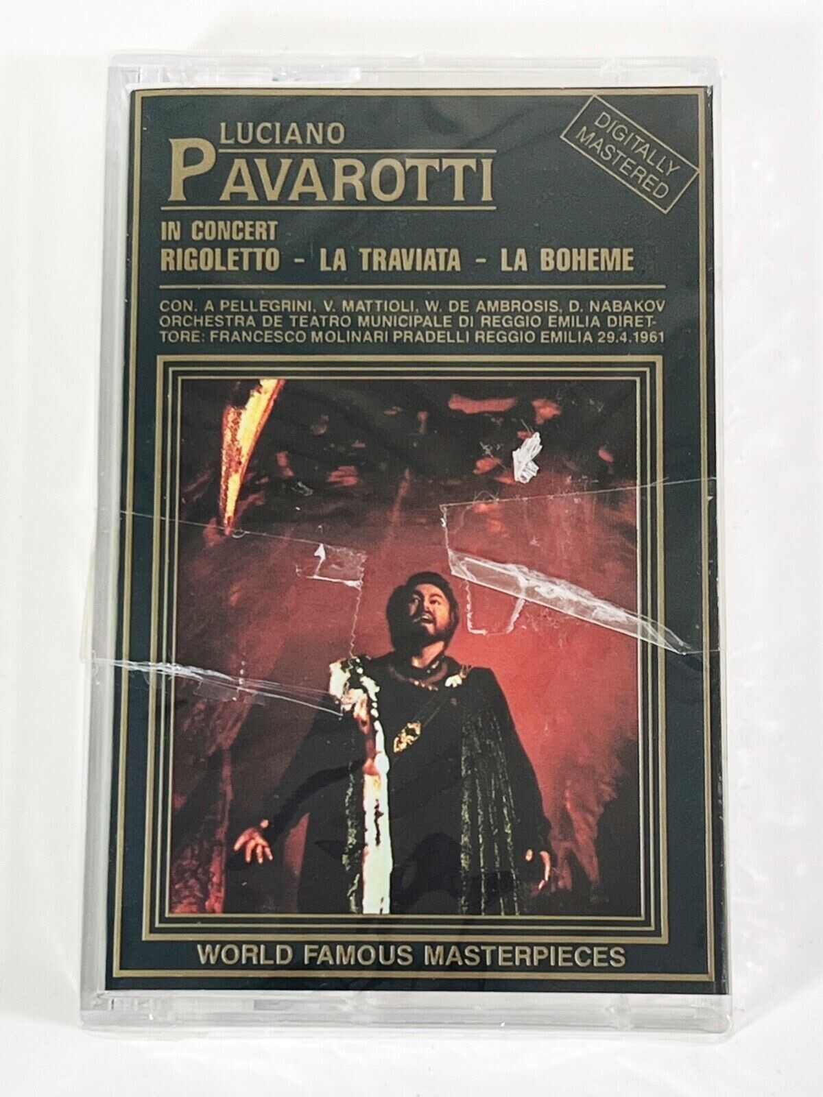 Luciano Pavarotti in Concert Cassette Tape Rigoletto La Traviata La Bohe... - $4.94
