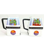 St Thomas Virgin Islands Sky Ride Baileys 14 Oz Coffee Cups Set Of 2 - $11.99