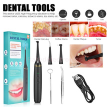 New Precise Electric Sonic Dental Scaler Plaque Tartar Tooth Stain Remov... - £19.74 GBP