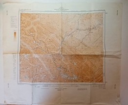 Canadese Dept Mines &amp; Risorse Tete Jaune -edison NW Aeronautico Mappa 1969 - $18.18