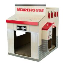 New Viral Warehouse Cat Scratcher, Double Decker House 19&quot;x13&quot;x18.65&quot; 11... - $927.71 MXN