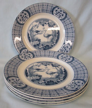 Johnson Brothers Gray Blue Mongolia Plate 8 3/4&quot;, Set of 5 - £27.75 GBP
