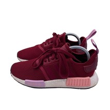 Adidas NMD R1 Burgundy Collegiate Shoes Sneakers Casual Athletic Womens ... - £55.38 GBP