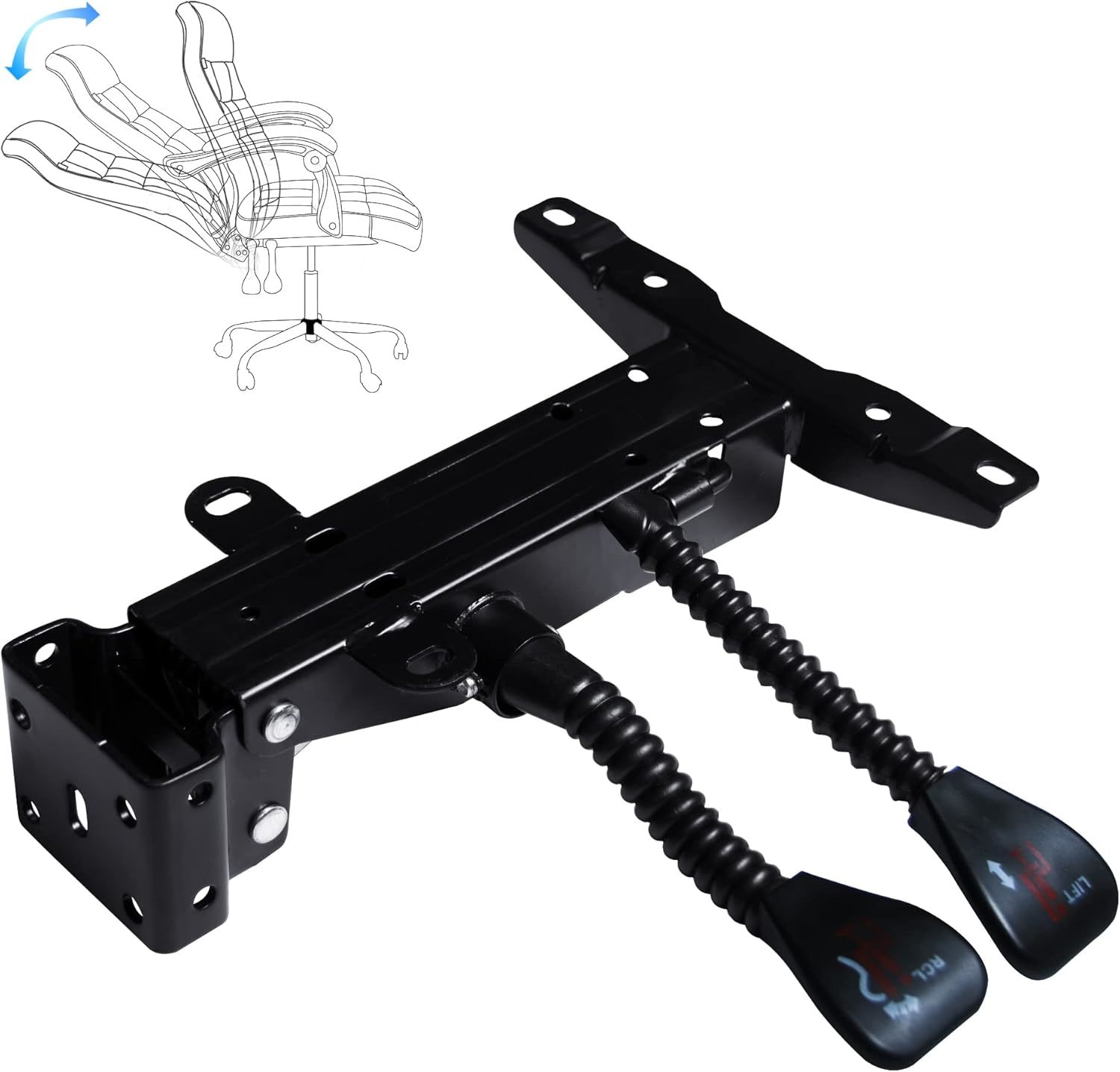 Heavy Duty With Gas Type Adjustable Backrest Tilt Replacement Office Chair - $71.97