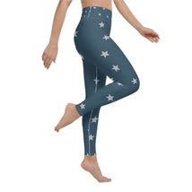 Ekorganix Navy Blue Stars Yoga Pants Leggings - £38.11 GBP