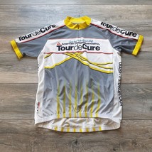 Primal Mens Cycling XL Jersey Tour De Cure Shirt Road Bicycle Racing Tour ADA - £25.56 GBP