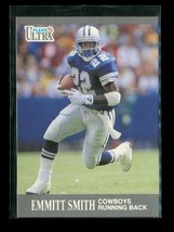 Vintage 1991 Fleer Ultra Football Trading Card #165 Emmitt Smith Dallas Cowboys - £3.88 GBP