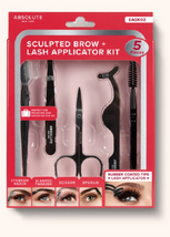 ABSOLUTE NEW YORK SCULPTED 5 PIECES BROW + LASH APPLICATOR KIT EAGK02 - $49.22 MXN