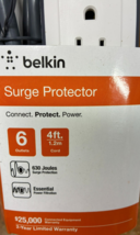 Belkin - BV106000-04 - 6 Outlet Surge Protector 630 Joules - 4 ft. Power... - $29.95