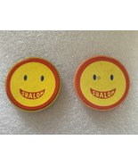 2 Vintage Shalom Smiley Face Magnets - €9,35 EUR
