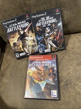 Star Wars: Battlefront 1 and Battlefront 2 II &amp; Starfighter Sony PlaySta... - $798.89 MXN