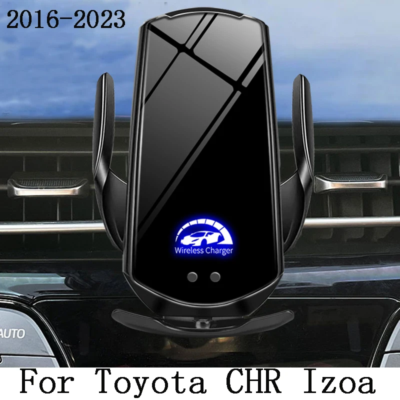 Car Phone Mount Holder For Toyota C-HR CHR Izoa 2022 Wireless Charging Interior - $40.10