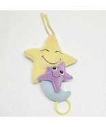 Vintage Dolly 2000 Baby Musical Lullaby Crib Plush Toy Star Moon - $41.99