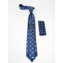 Mens Narrow Tie/Hankie Set Microfiber Silky Vito Rofolo by J.Valintin VTR-75 image 2