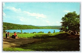 Lake View Lake Elmore State Park Vermont VT UNP Chrome Postcard U12 - $3.91