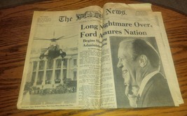 VTG August 10 1974 Newspaper Ford Assures Nation Nightmare Over Lynchbur... - $18.99