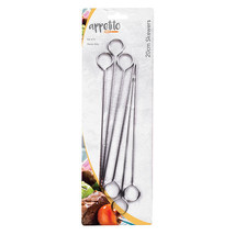 Appetito Chrome Skewers (Set of 6) - 8&quot;/20cm - £13.31 GBP