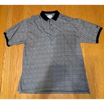 Mens Izod golf short sleeve houndstooth Polo Shirt xl - $14.00