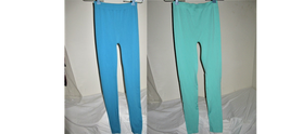 2 pr VERY STRETCHY 8% spandex leggings - £9.59 GBP